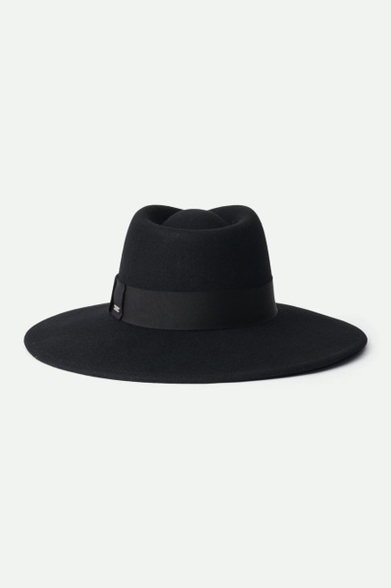 Joanna Felt Packable Hat - Black