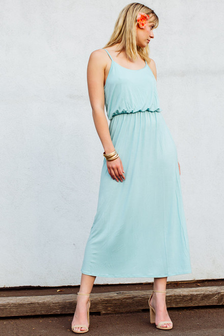 May Cami Dress - Blue