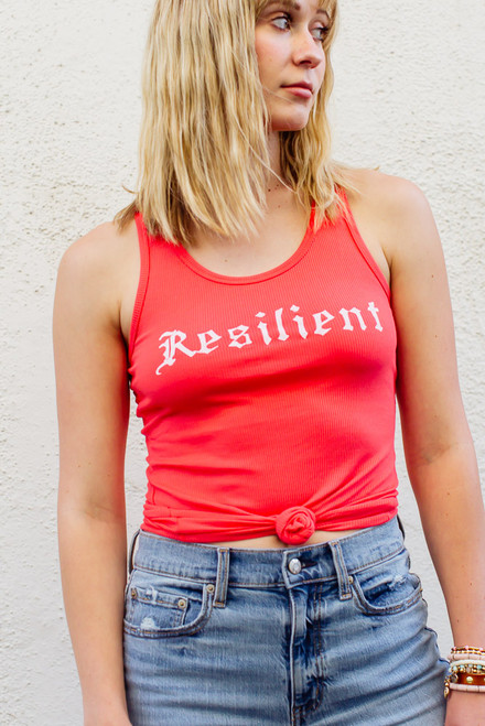Resilient Tank - Coral