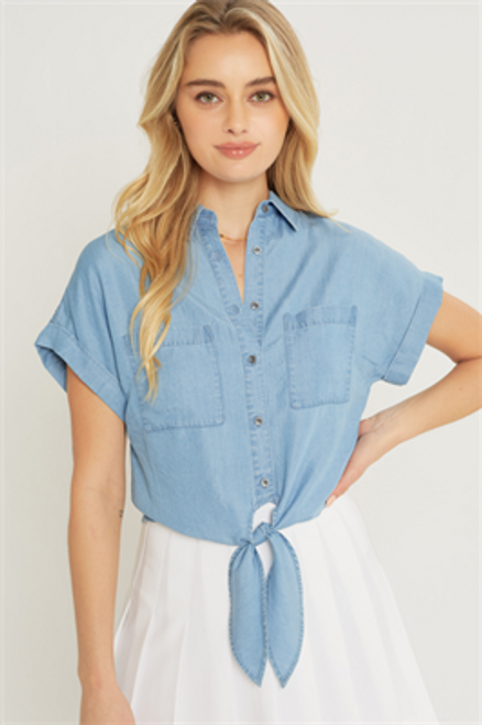 Toledo Tencel Top - Blue