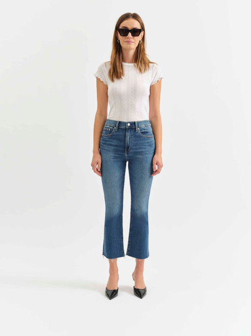 Shy Girl High Rise Crop Flare - Influencer