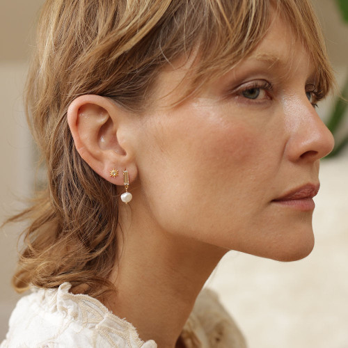 Starburst Stud Earrings - Turqouise Starburst Stud Earrings - Turqouise