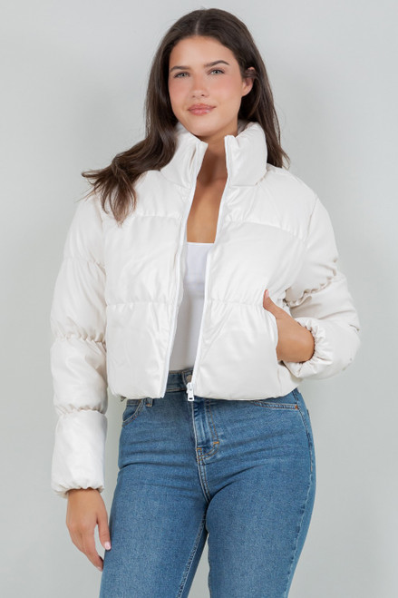 Sia Puffer Jacket - Ecru