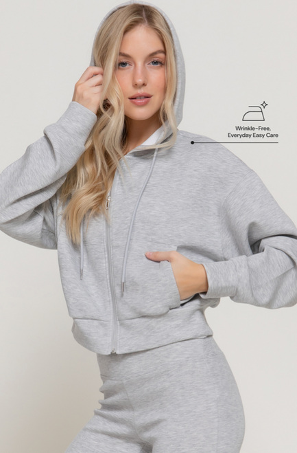 Leisure Hoodie - Heather Grey