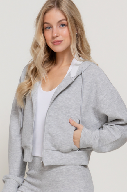 Leisure Hoodie - Heather Grey