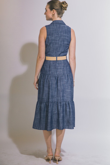 Afternoon Dress - Indigo