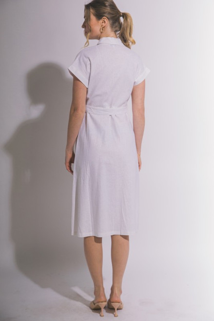  Polo Dress - White