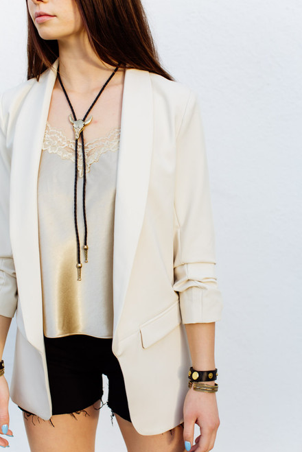 Olivia Oversized Blazer - Black