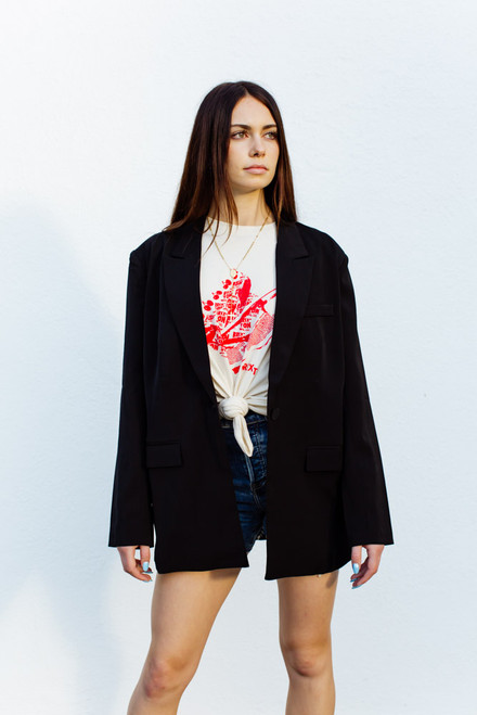 Jet Set Blazer - Bone