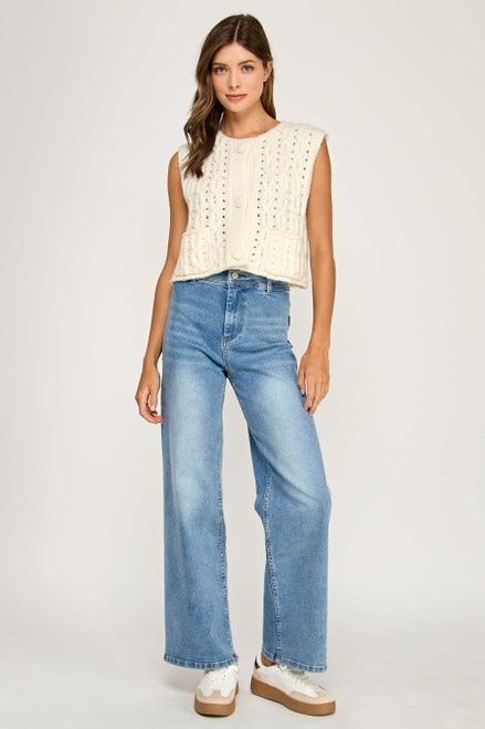 High - Waist Wide Leg Jean