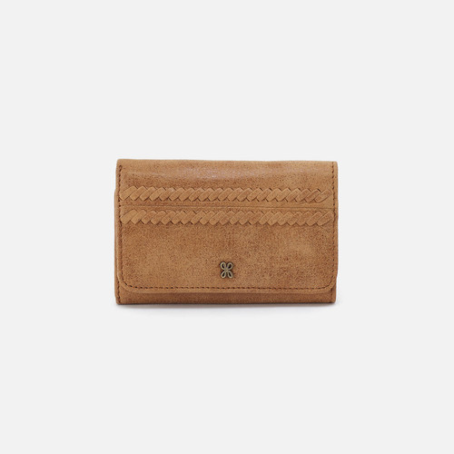 Jill Trifold Wallet Buffed Leather - Whiskey