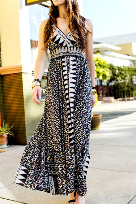 Thai Silk Dress - Black