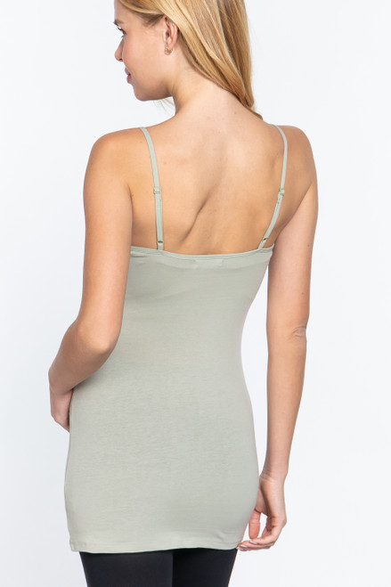 Tunic Bra Cami - Celadon Green