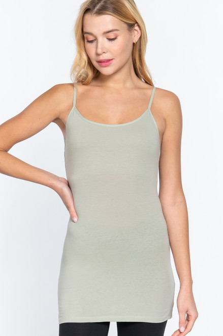 Tunic Bra Cami - Celadon Green