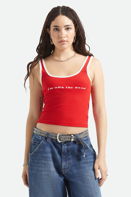 I'm w/ the Band Tank - Red/Adrenaline Rush