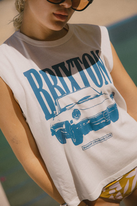 Sunday Cruising Club Muscle Tank - White