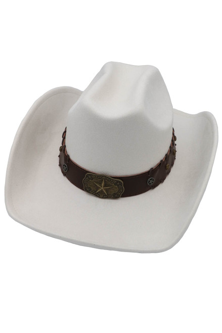 Lone Star Cowboy Hat - Cream