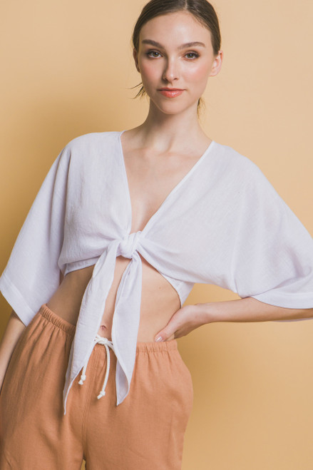 Lightweight Knit Shrug - White