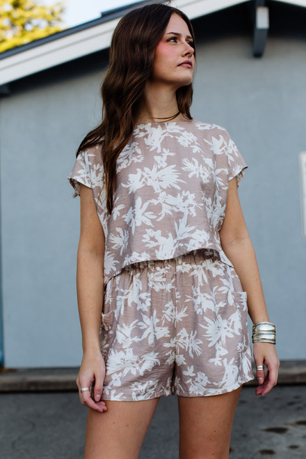 Kaanapali Top - Taupe