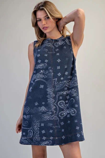 Bandana Dress - Midnight