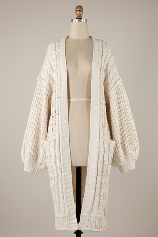 Sabrina Knit Cardigan - Cream