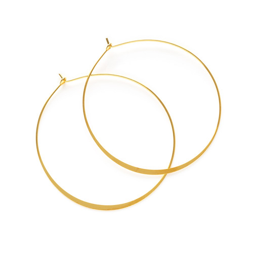 2" Hoop Earrings - Gold
