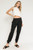 Smocked Joggers - Black