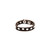 RRL Leather Rivet Bracelet - Black/Silver