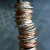 Small Beaded Stacking Ring - Sterling Silver