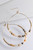 Beaded Stone Earrings - Natural Multi Color