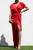 Venetian Wrap Dress - Red