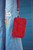 Wristlet - Red Suede