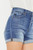 High Rise Denim Short - Medium