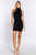 Turtleneck Mini Dress - Black