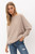 Bella Brushed Knit Top - Taupe