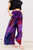 Floral Boho Pant - Purple
