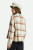 Bowery W L/S Flannel - White Smoke/Terracotta