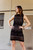 Chloe Crochet Dress - Black