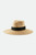 Joanna Hat - 100% Wheat Straw - Honey/Lion