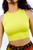 Seamless Knit Tank - Lime