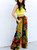 Floral Boho Pants - Green