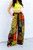 Floral Boho Pants - Green