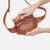 Bonita Mini Messenger Crossbody - Brown