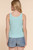 Sleeveless V-Neck Sweater Top - Mint