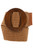 Wood and Straw Belt- Cognac