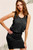 Maya Mineral Washed Dress - Black