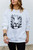 Warrior Tiger Crewneck  sweater - White