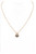 Brass Metal Monogram Necklace