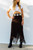 Bella Fringe Skirt - Chocolate