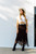 Bella Fringe Skirt - Chocolate